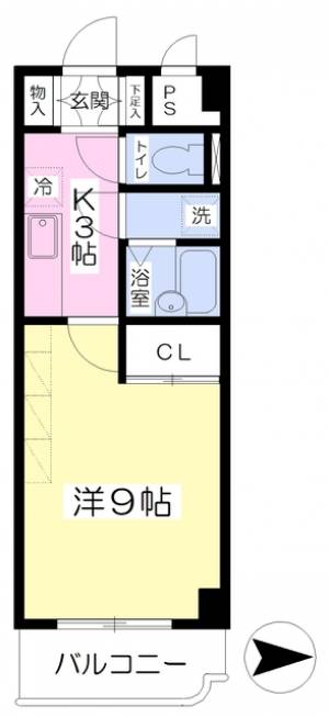 フォレスト中央 202の間取り画像