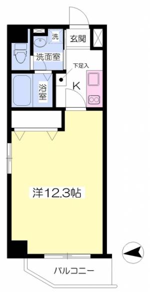 フォルテ本町Ⅲ 701の間取り画像