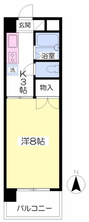 Ｅフラット 503の間取り画像