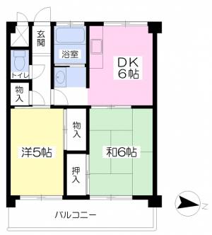 平松ビル 405の間取り画像