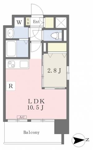 ＭＡＹＦＡＩＲ　ＨＯＮＭＡＣＨＩ　ＰＲＥＭＩＵＭ 501の間取り画像