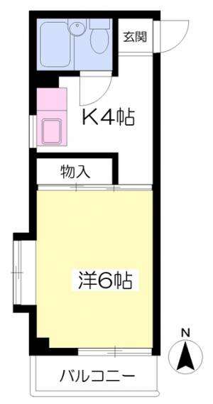 平和ビル 306の間取り画像