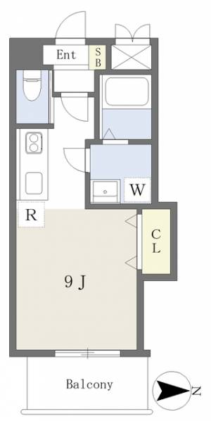 Ｍａｙｆａｉｒ　ｐｉｓｃｅｓ　ｓｑｕａｒｅ 303の間取り画像