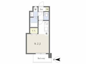 Ｍａｙｆａｉｒ　ｐｉｓｃｅｓ　ｓｑｕａｒｅ 602の間取り画像