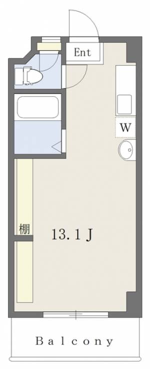 ラッセルスクエア木屋町 405の間取り画像