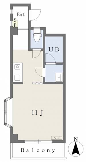 Ｌｕｆｔ清水町 305の間取り画像