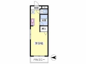 アトランティック木屋 301の間取り画像