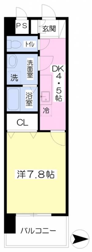 フォルテ本町 303の間取り画像