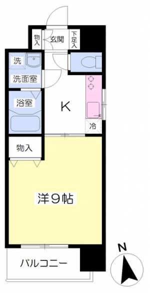 シルキーブリーズ山越 905の間取り画像