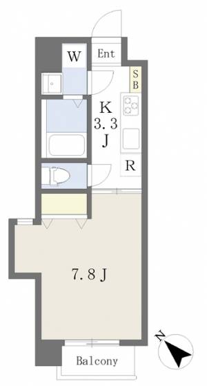 Ｍａｙｆａｉｒ　Ａｒｉｅｓ 401の間取り画像