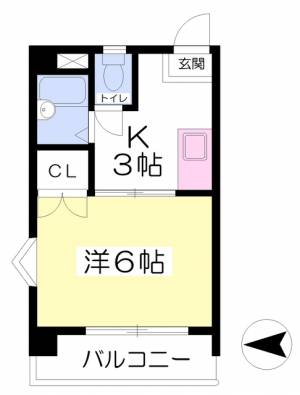 サンベール緑町 401の間取り画像