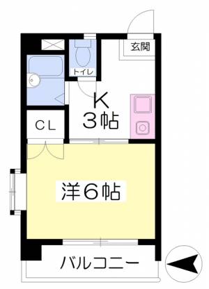 サンベール緑町 401の間取り画像