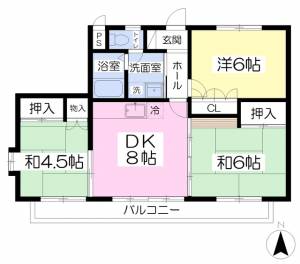 コモダマンション 301の間取り画像