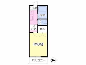 メゾン木屋町 402の間取り画像