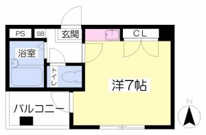 八九十ビル 403の間取り画像