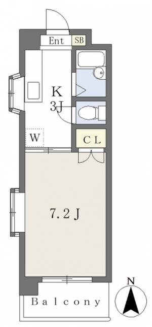 ロイヤルヒルズガーデン 201の間取り画像