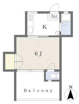 村上古町ビル 405の間取り画像