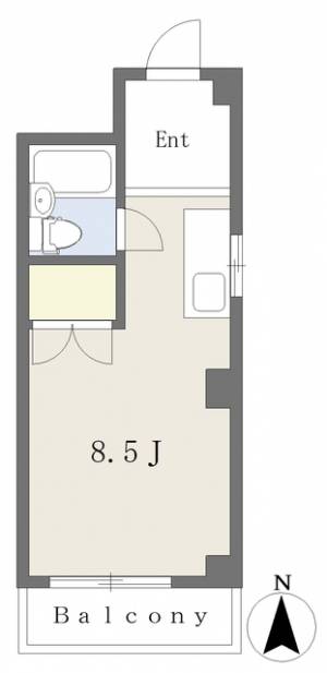 ロイヤルハイツ樋又 401の間取り画像