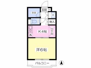 パステルハイツ 203の間取り画像