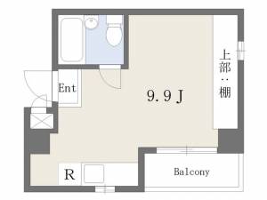 オックスフォードサーカス緑町 301の間取り画像