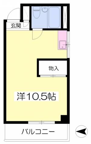 メゾン・カヤマチ 401の間取り画像