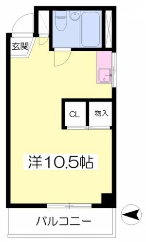 メゾン・カヤマチ 401の間取り画像