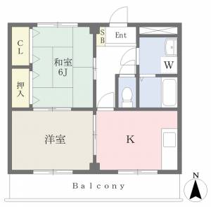 プロヴァンス安城寺Ⅰ 203の間取り画像