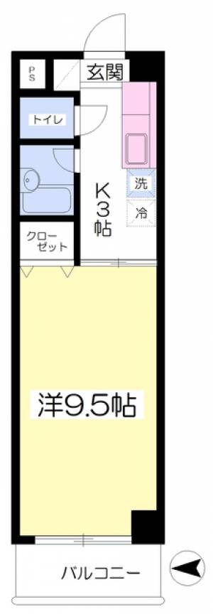 レクセル本町 202の間取り画像