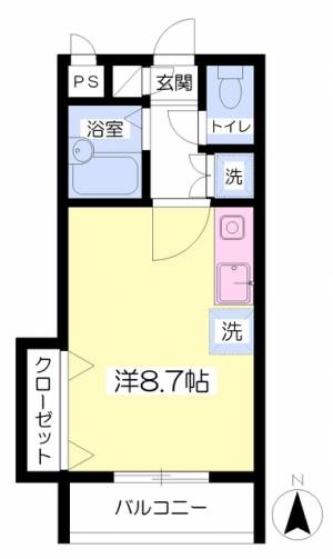 第７成田マンション 302の間取り画像