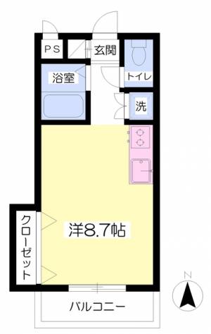 第７成田マンション 302の間取り画像