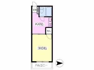 コーポ本田 202の間取り画像