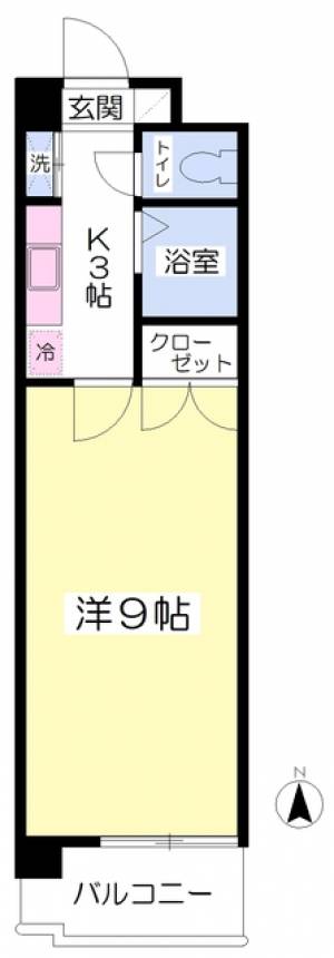 第１０成田マンション 406の間取り画像