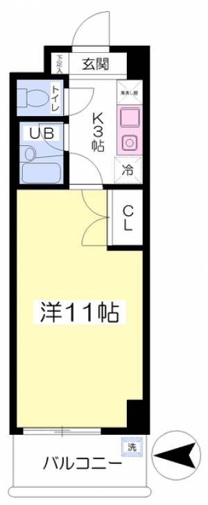 オーベルビル 705の間取り画像