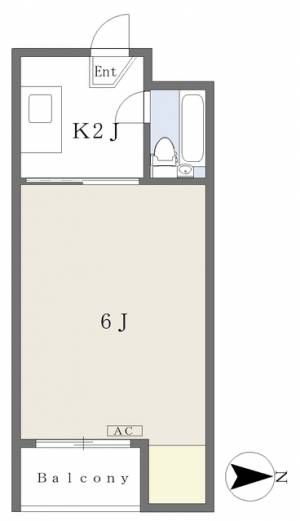 ミツダコーポ本町 302の間取り画像