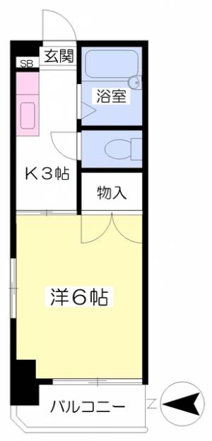 メゾン高砂 207の間取り画像