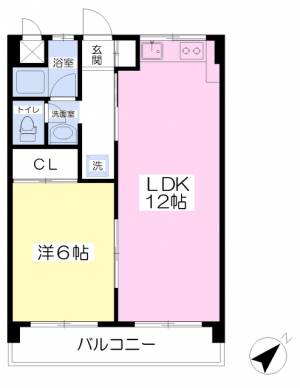 第８成田マンション 202の間取り画像