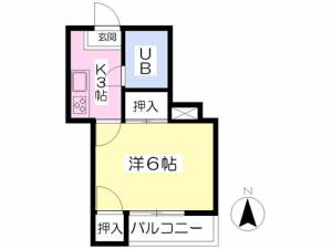 イエローコーポ 301の間取り画像