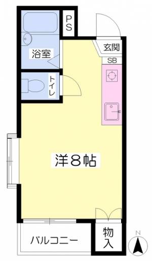 マノワール木山 101の間取り画像