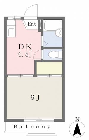 ＰＯＰＯＬＯ宮田 203の間取り画像