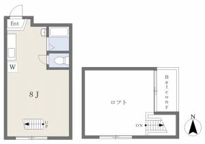 ピカデリーサーカス緑町 401の間取り画像