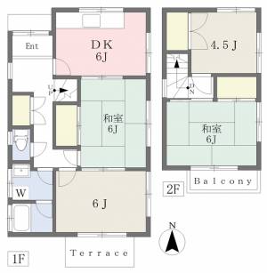 東長戸４丁目杉山借家５号 5の間取り画像