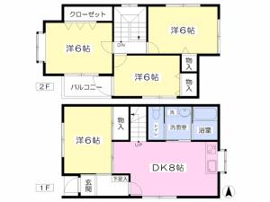 玉井戸建１号 1の間取り画像