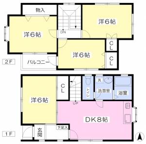 玉井戸建１号 1の間取り画像