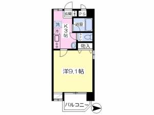 アストレア天山 106の間取り画像