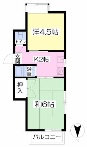 メゾン・ビッグⅠ 303の間取り画像