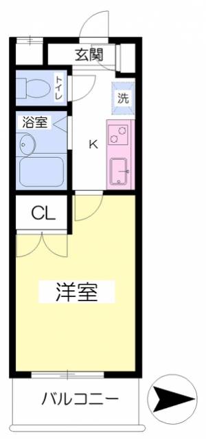 サウンドピア松山Ⅱ 45の間取り画像