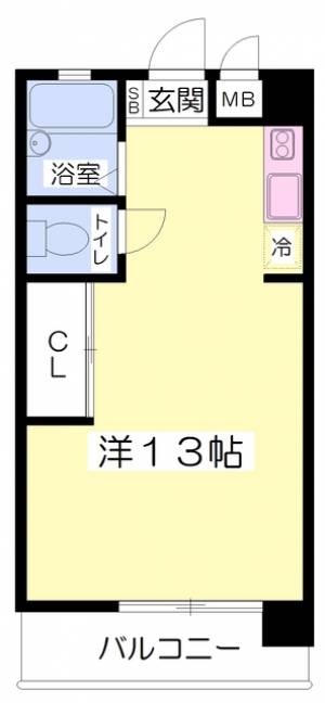 ＲＩＣＨ　ＦＩＥＬＤ土居田 403の間取り画像