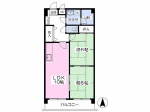 松山南マンション 302の間取り画像