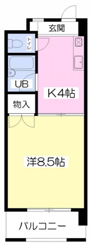 ｓｅｌｅコート１番館 602の間取り画像