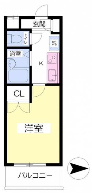 サウンドピア松山Ⅱ 53の間取り画像